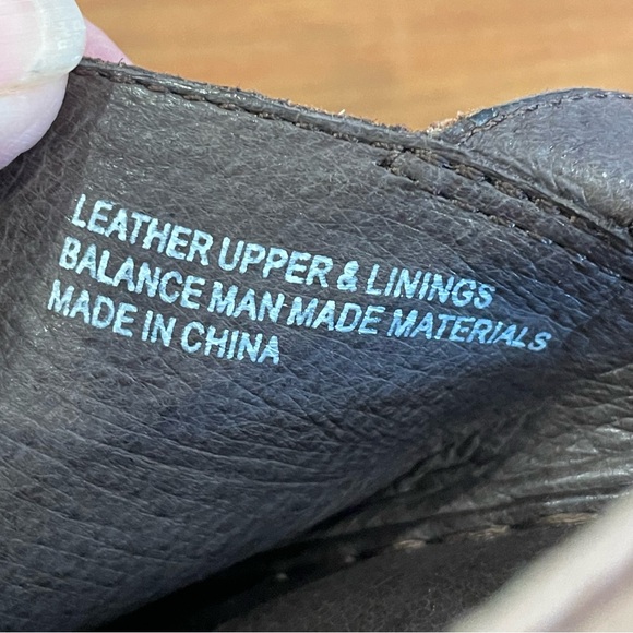 BORN Emmy Leather Wedge Sandals Brown Boho Heels Strappy Festival Ankle Strap 10 - Picture 10 of 11